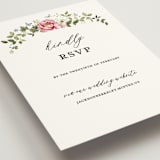 "Ornate" - RSVP Online Enclosure Cards in Peony by Sarah Knight - Detail