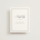 "Black Tie Elegance" - RSVP Online Enclosure Cards in Tuxedo by Nicoletta Savod - Front