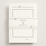 "Black Tie Elegance" - RSVP Online Enclosure Cards in Tuxedo by Nicoletta Savod - Assembled with Belly Band