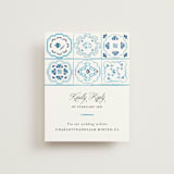 "Almafi" - RSVP Online Enclosure Cards in Cerulean by Itsy Belle Studio - Front