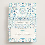 "Almafi" - RSVP Online Enclosure Cards in Cerulean by Itsy Belle Studio - Assembled with Belly Band