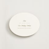 "Classic decorum" - RSVP Online Enclosure Cards in Golden by Stacey Meacham - Front