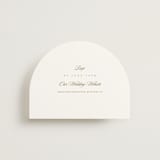 "Classic decorum" - RSVP Online Enclosure Cards in Golden by Stacey Meacham - Front