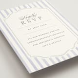 "Delicate Vines" - RSVP Online Enclosure Cards in Periwinkle by Kristen Smith - Detail