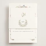 "flowering arch" - RSVP Online Enclosure Cards in Sage by Lori Wemple - Assembled with Belly Band