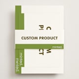 "Landscape" - RSVP Online Enclosure Cards in Charcoal by Minted - Assembled with Belly Band