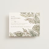 "Disney's Mickey Mouse Tropical Frame" - RSVP Online Enclosure Cards in Earth by Shiny Penny Studio - Front