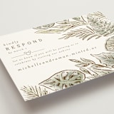 "Disney's Mickey Mouse Tropical Frame" - RSVP Online Enclosure Cards in Earth by Shiny Penny Studio - Detail