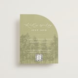 "Aspen" - RSVP Online Enclosure Cards in Lake by Robert and Stella - Front