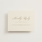 "Swept Away" - RSVP Online Enclosure Cards in Petal by Leah Bisch - Front