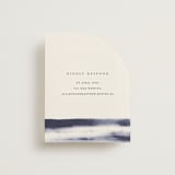 "Stillness" - RSVP Online Enclosure Cards in Horizon by Sumak Studio - Front