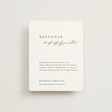 "Astoria" - RSVP Online Enclosure Cards in Silk by Kelly Schmidt - Front
