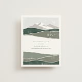 "Foothills" - RSVP Online Enclosure Cards in Grass by Alethea and Ruth - Front