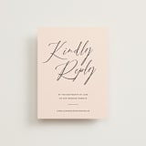 "Vision of Love" - RSVP Online Enclosure Cards in First Kiss by Design Lotus - Front