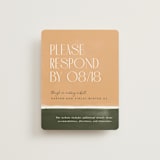 "Concord" - RSVP Online Enclosure Cards in Moss by Robert and Stella - Front