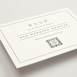 "Warm affection" - RSVP Online Enclosure Cards in Cotton by Stacey Meacham - Detail