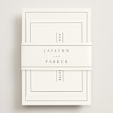 "Warm affection" - RSVP Online Enclosure Cards in Cotton by Stacey Meacham - Assembled with Belly Band
