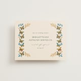 "Flutter" - RSVP Online Enclosure Cards in Sunset by Jen Owens - Front