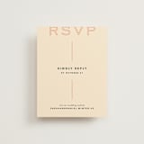 "Top to Bottom" - RSVP Online Enclosure Cards in Evergreen by Kindred Fields - Front