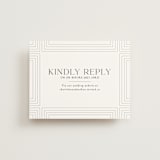 "contemporary photo" - RSVP Online Enclosure Cards in Cloud by Erin Deegan - Front
