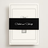 "Sincerity" - RSVP Online Enclosure Cards in Noir by Kimberly FitzSimons - Assembled with Belly Band