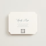 "Empire" - RSVP Online Enclosure Cards in Dusty Blue by Jennifer Postorino - Front