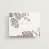 "Rocky Seaside Frame" - RSVP Online Enclosure Cards in Ocean by Shiny Penny Studio - Front