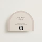 "the arch" - RSVP Online Enclosure Cards in Stone by Elly - Front