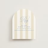 "Patterned florals" - RSVP Online Enclosure Cards in Powder by Creo Study - Front
