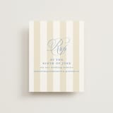 "Patterned florals" - RSVP Online Enclosure Cards in Powder by Creo Study - Front