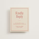 "cherry" - RSVP Online Enclosure Cards in Cherry by Ellen Schlegelmilch - Front