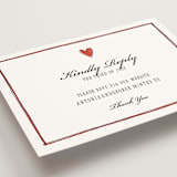"Two Hearts" - RSVP Online Enclosure Cards in Lily by Pati Cascino - Detail