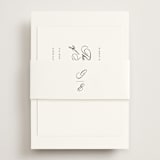 "gregada" - RSVP Online Enclosure Cards in Salt by chocomocacino - Assembled with Belly Band