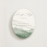"Over the mountains" - RSVP Online Enclosure Cards in Fern by Helen Halik - Front
