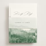 "Over the mountains" - RSVP Online Enclosure Cards in Fern by Helen Halik - Assembled with Belly Band