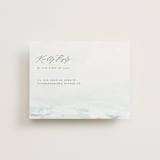 "At Sea" - RSVP Online Enclosure Cards in Sky by Nicoletta Savod - Front