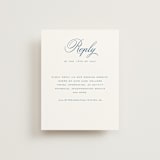 "Marenza" - RSVP Online Enclosure Cards in Bluebell by Jessica Williams - Front