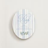 "Coastal crest" - RSVP Online Enclosure Cards in Ocean by Creo Study - Front