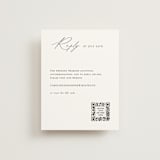 "Contemporary" - RSVP Online Enclosure Cards in Cotton by Vanessa Doyle - Front