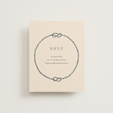 "nautical nuptials" - RSVP Online Enclosure Cards in Sea Breeze by Rebecca Durflinger - Front