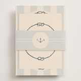 "nautical nuptials" - RSVP Online Enclosure Cards in Sea Breeze by Rebecca Durflinger - Assembled with Belly Band