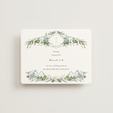 "Hydrangea Vine" - RSVP Online Enclosure Cards in Coastal by Susan Moyal - Front