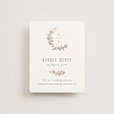 "Daphne" - RSVP Online Enclosure Cards in Sepia by Itsy Belle Studio - Front