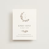 "Daphne" - RSVP Online Enclosure Cards in Sepia by Itsy Belle Studio - Front