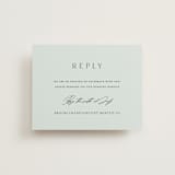 "Merryvale" - RSVP Online Enclosure Cards in Sky by Kelly Schmidt - Front
