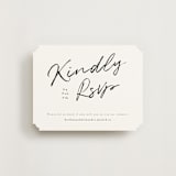 "Photograph Scribble" - RSVP Online Enclosure Cards in Cloud by Adelyn T. - Front