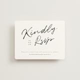 "Photograph Scribble" - RSVP Online Enclosure Cards in Cloud by Adelyn T. - Front