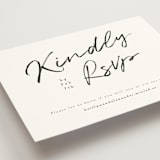 "Photograph Scribble" - RSVP Online Enclosure Cards in Cloud by Adelyn T. - Detail