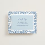 "Porcelain Floral" - RSVP Online Enclosure Cards in Porcelain by Elly - Front