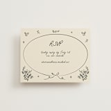 "Roses" - RSVP Online Enclosure Cards in Vanilla by Ani Somi - Front
